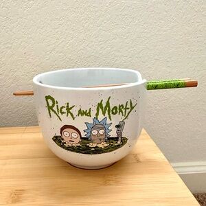 Rick‎ & Morty ramen bowl
